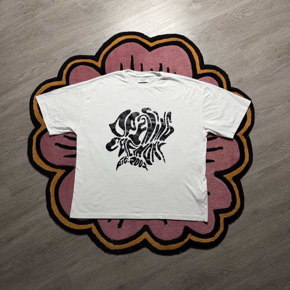 Opening Ceremony Melted Graphic Logo T-shirt Size Medium White